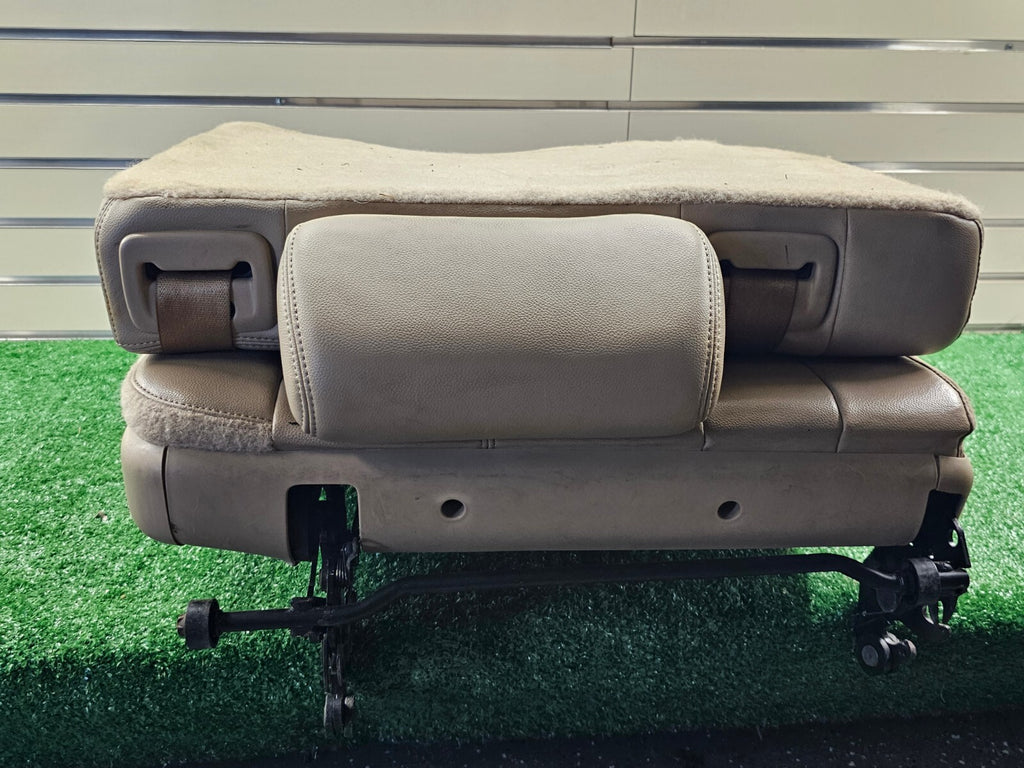 🔥07-14 chevy Suburban Tahoe Yukon Leather Rear Removable Third Row Seat TAN