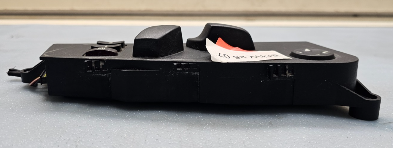 🔥07-13 BMW X5 E70 Front Left Driver Seat Adjustment Control Switch Black OEM