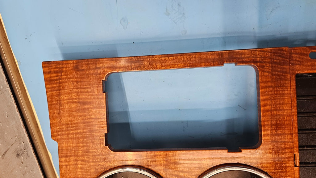 🔥07-14 FORD EXPEDITION Center Console Shifter Bezel Cup Holder Trim Woodgrain
