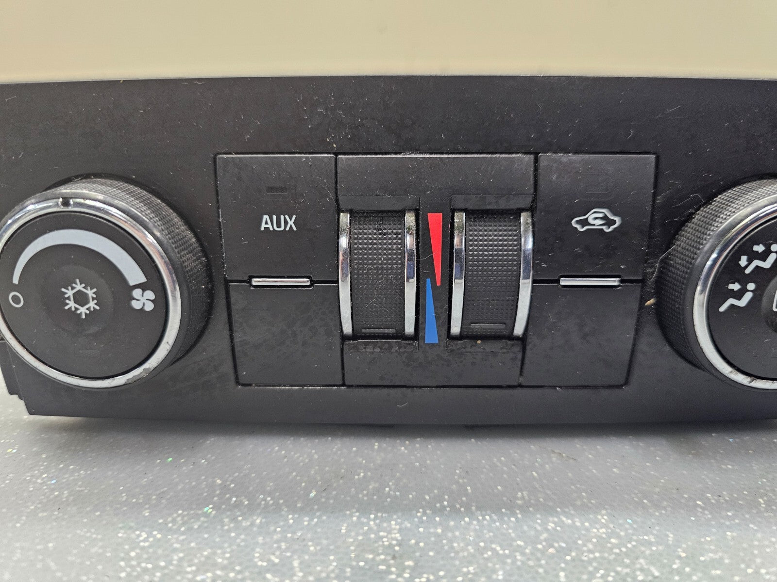 07-09 SILVERADO SIERRA DASH HEATER CLIMATE TEMPERATURE CONTROL UNIT CONDITIONER