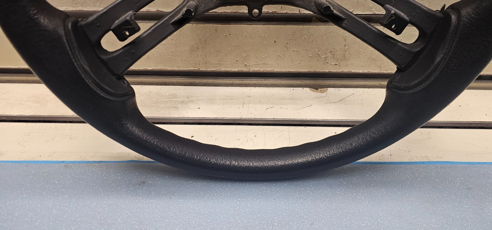 🔥97-02 Jeep Wrangler TJ Leather Steering Wheel Black OEM