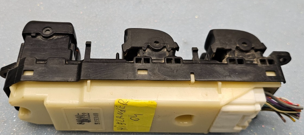 🔥01-07 Highlander Left Driver Master Power Window Control Switch Assembly Black