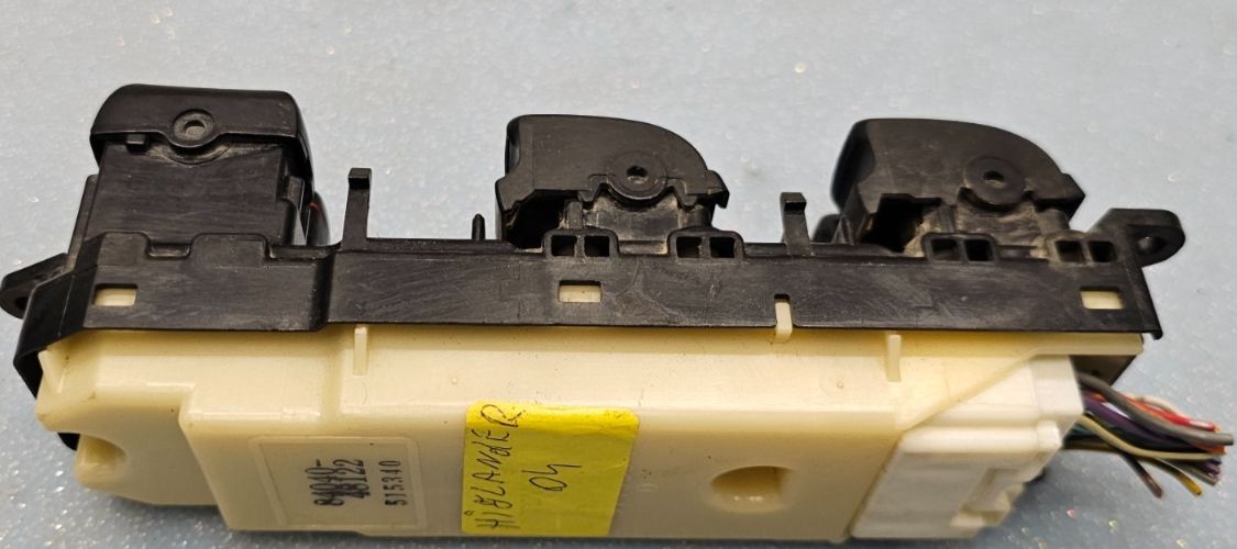 🔥01-07 Highlander Left Driver Master Power Window Control Switch Assembly Black