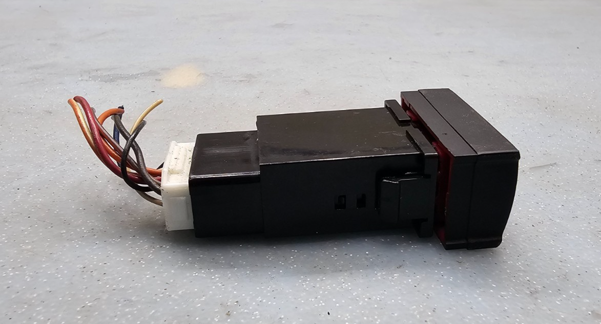 🔥07-09 SANTA FE HAZARD FLASHER EMERGENCY WARNING SWITCH OEM black