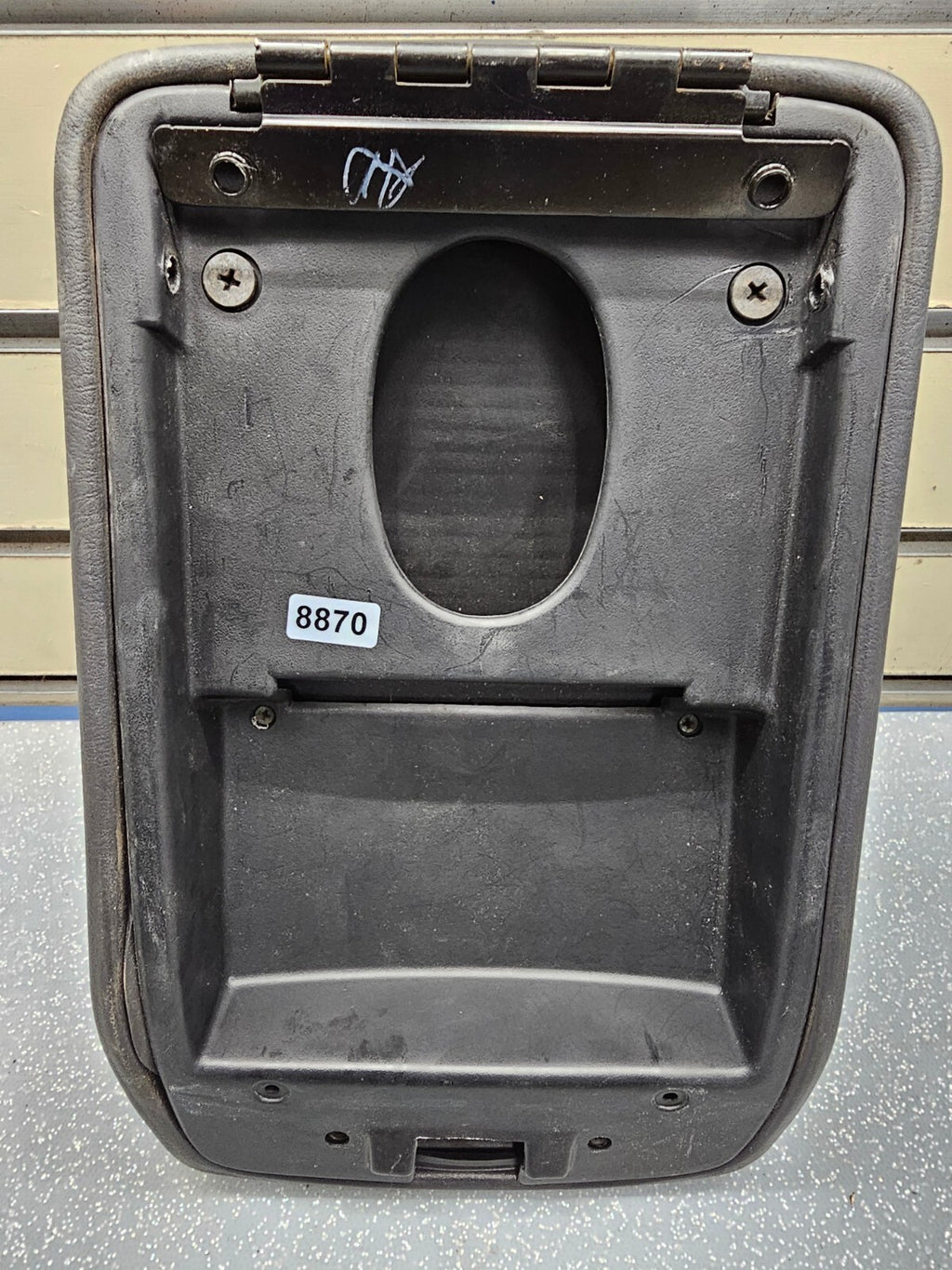 🔥97-01 Camry Center Console Arm Rest Lid Top Pad Cover Leather Assembly Black