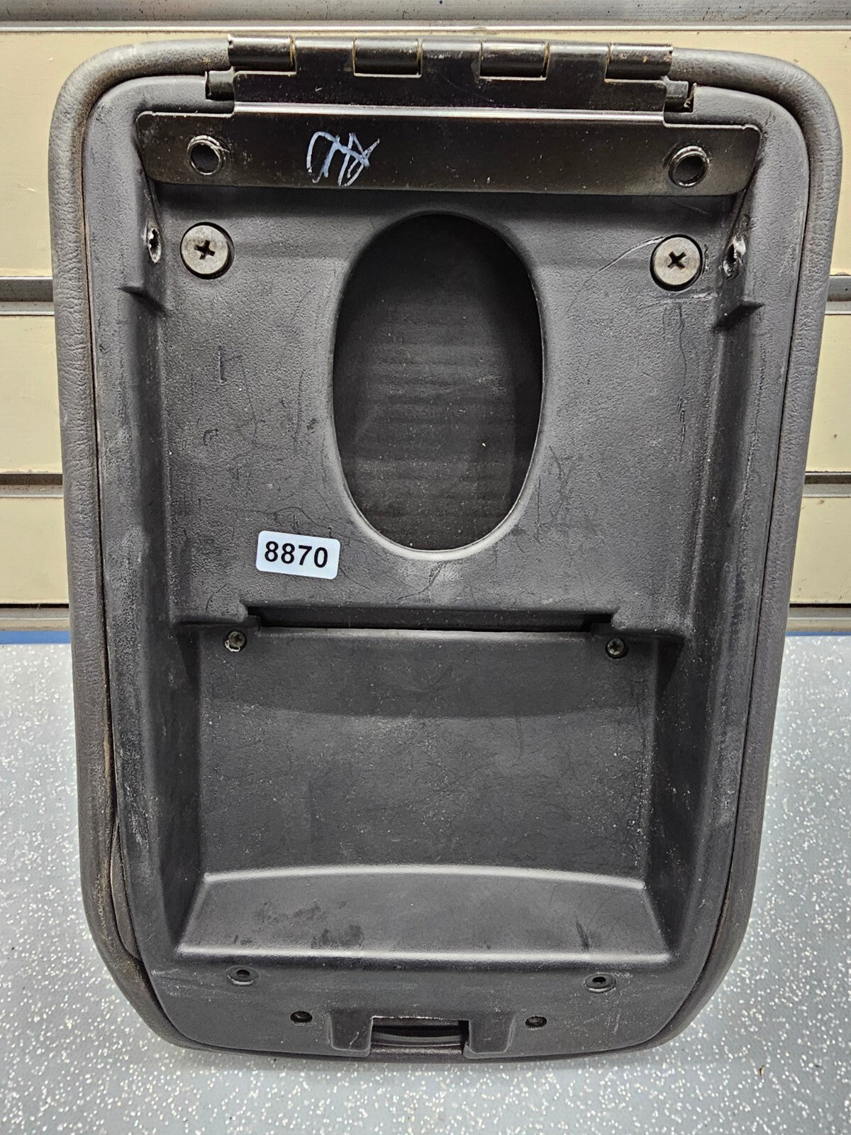 🔥97-01 Camry Center Console Arm Rest Lid Top Pad Cover Leather Assembly Black