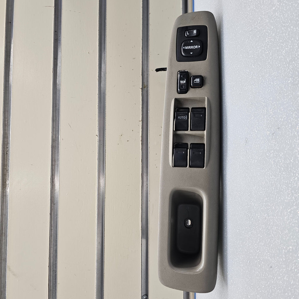 02-06 Toyota Camry Front Left Driver Master Power Window Switch Assembly LT TAN