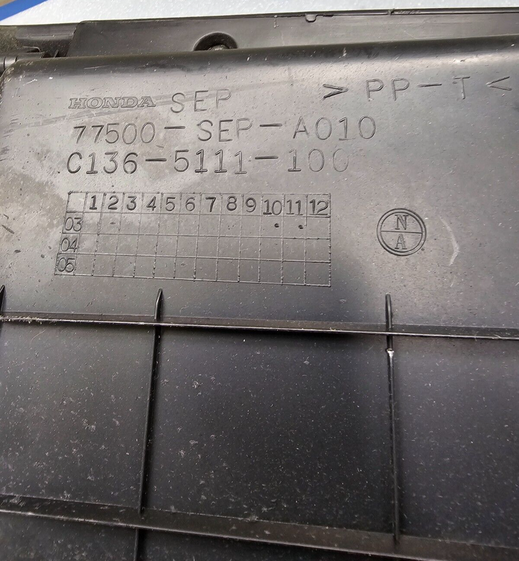🔥04-08 ACURA TL DASH GLOVE BOX STORAGE COMPARTMENT ASSEMBLY LID DOOR OEM BLACK