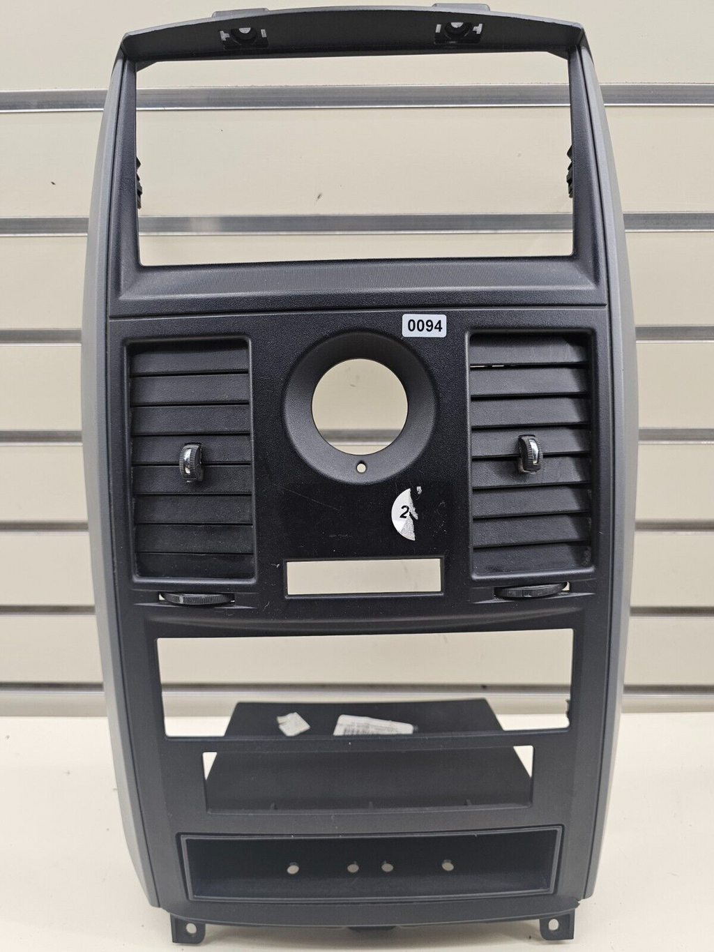 08-10 Grand Caravan Town Country Dash AM FM Radio Stereo Trim Bezel Panel Black