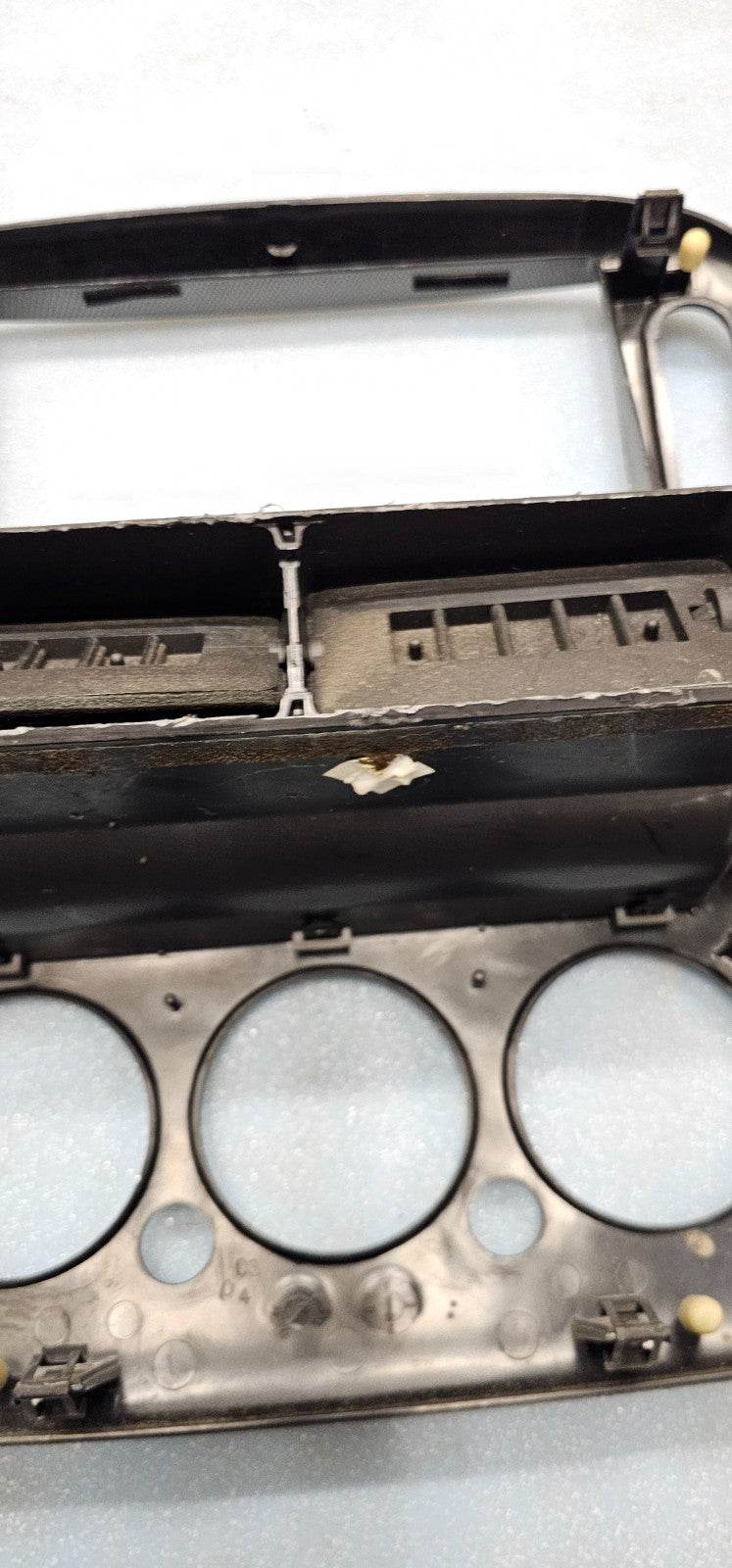 🔥02-05 FORD EXPLORER RADIO AUDIO CLIMATE TEMPERATURE CONTROL BEZEL SILVER