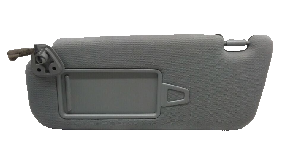 07-10 Hyundai Elantra Front Left Driver LH Sun Visor With Mirror Cloth Gray OEM