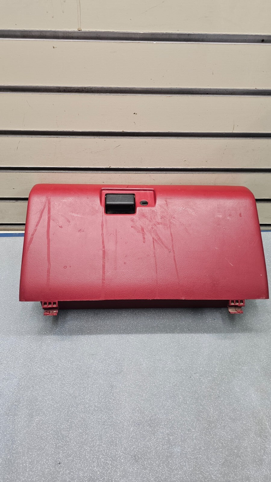 🔥92-96 F150 F250 F350 Bronco Dash Glove Box Storage Compartment Assembly RED