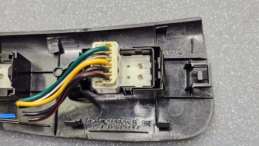 🔥03-08 Matrix Corolla Vibe Right Passenger Power Window Switch Assembly Silver