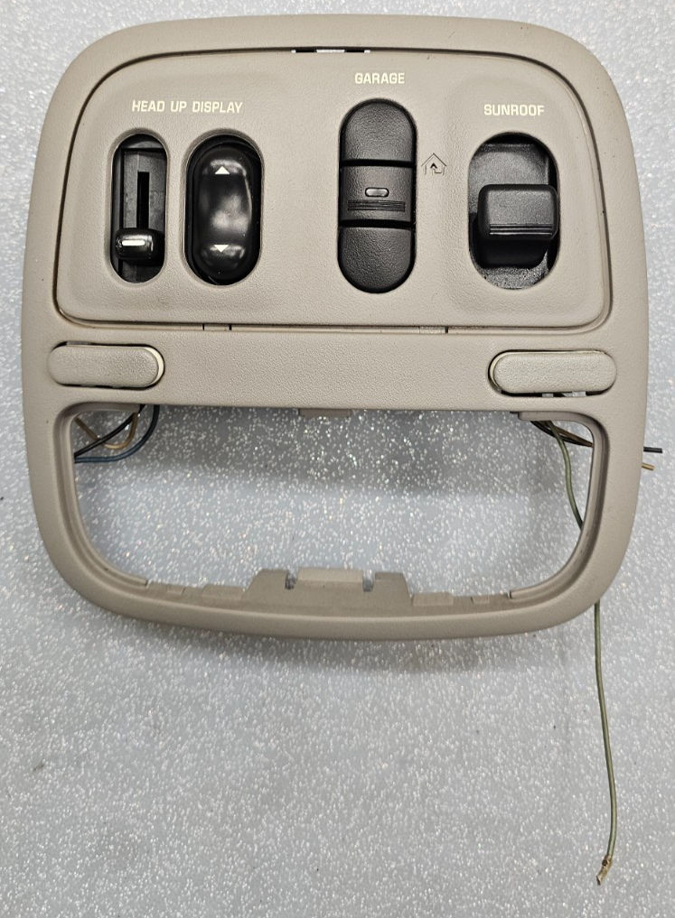 🔥97-05 Buick Park Avenue Overhead Console Switch Garage Door Sunroof Tan OEM