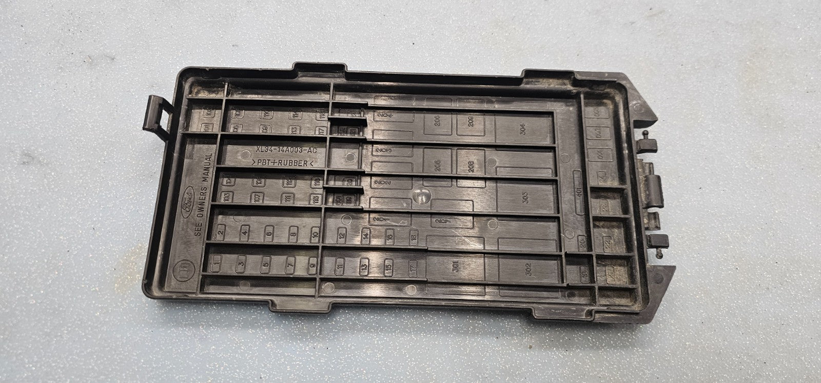 🔥99-03 Ford F150 Under Hood Fuse Relay Box Cover Lid Black OEM
