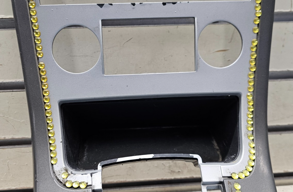 🔥07-09 Equinox Center Dash Radio Climate Stereo Bezel Trim Panel SILVER B43