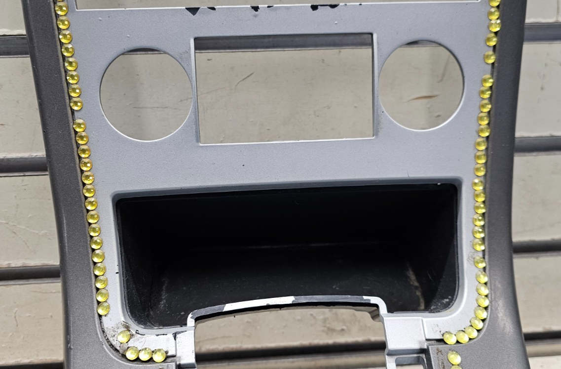 🔥07-09 Equinox Center Dash Radio Climate Stereo Bezel Trim Panel SILVER B43
