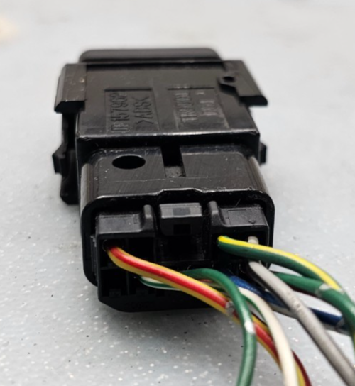 98-02 COROLLA 05-10 AVALON HAZARD EMERGENCY LIGHT SWITCH DRIVER ASSY DK BLACK