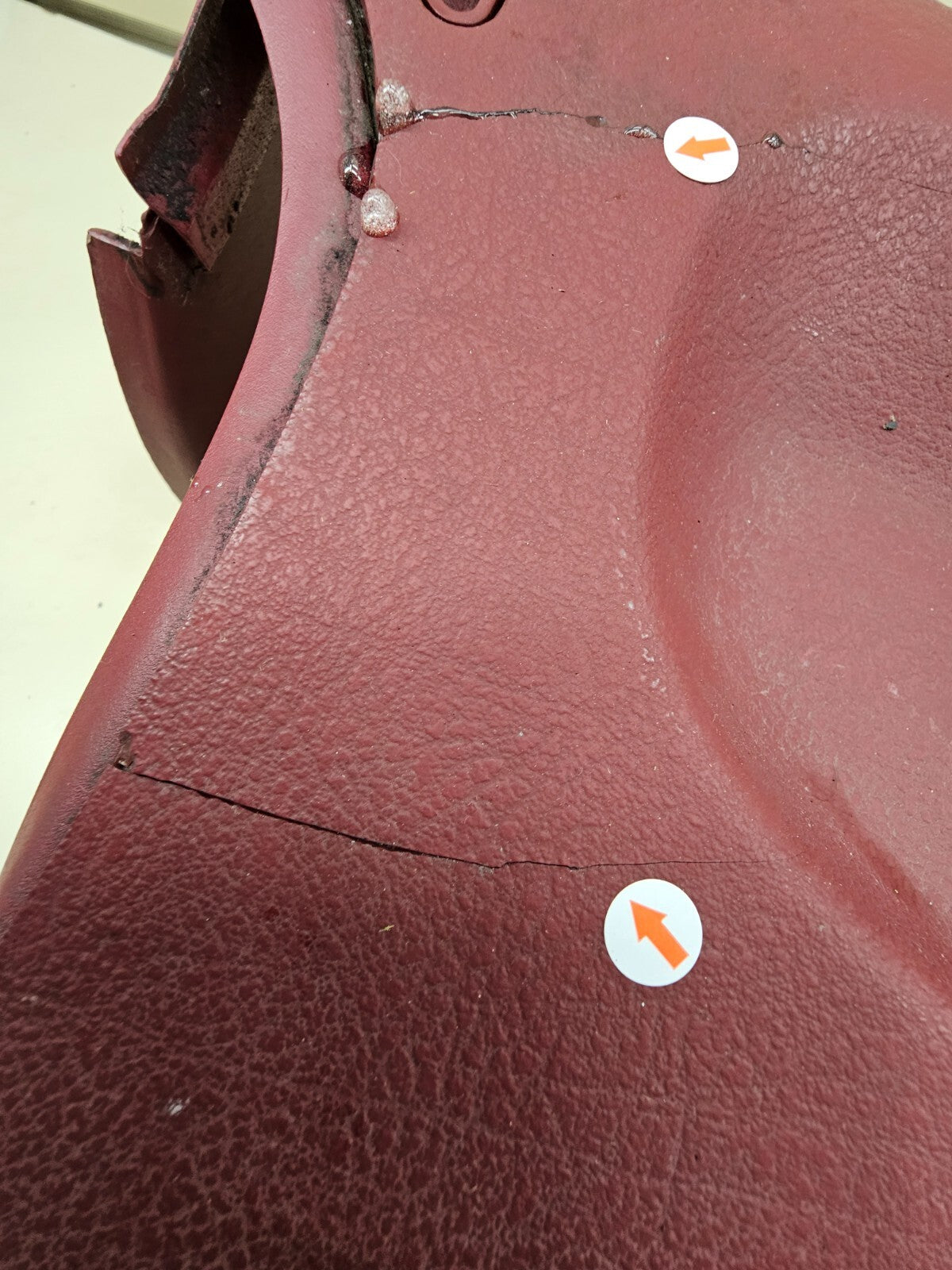 🔥1994 - 1997 Dodge Ram 1500 2500 3500 Dashboard Dash Board Pad Cap Cover RED