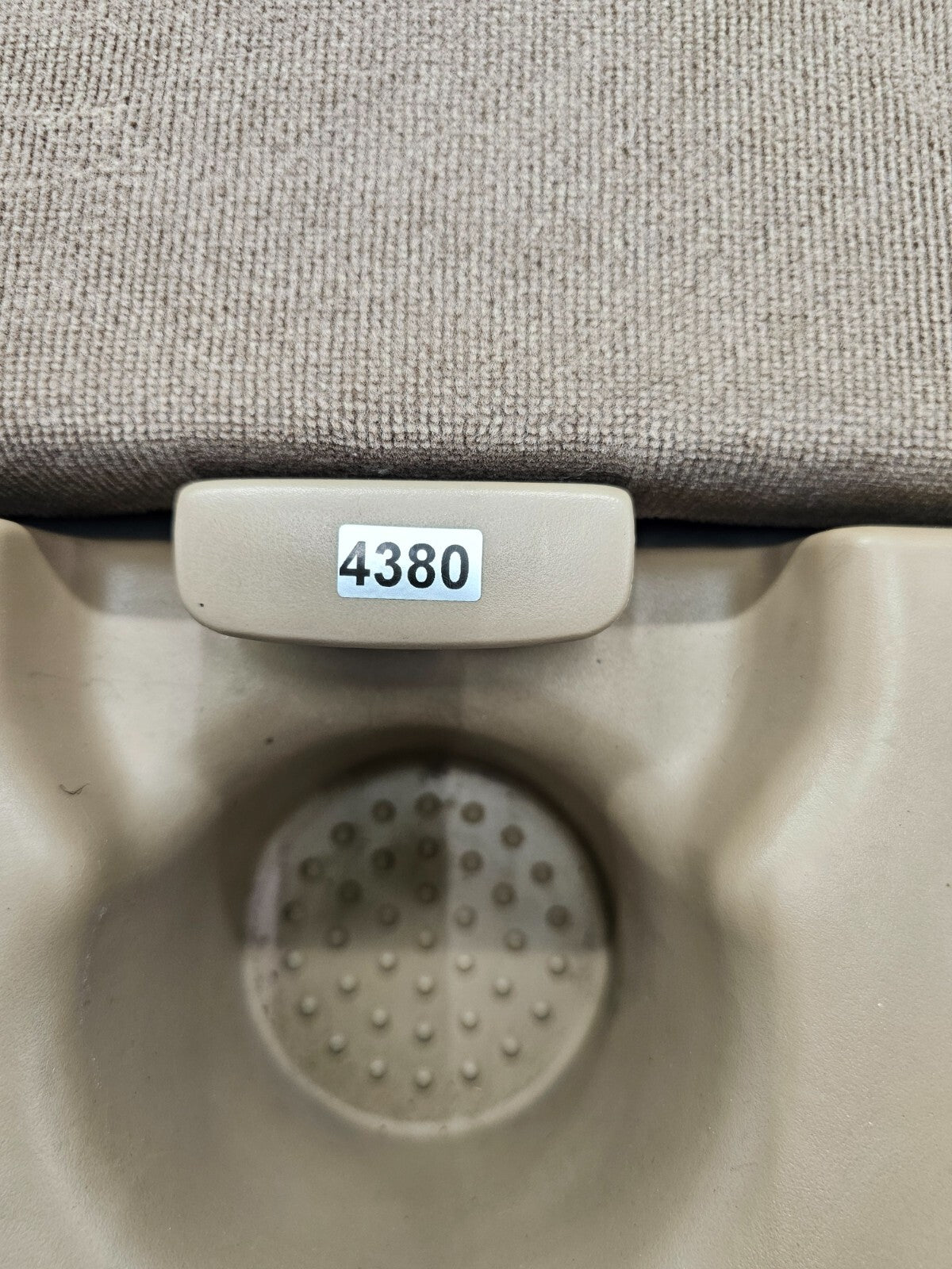 97-03 Ford F150 Center Console JUMPSEAT Armrest Cloth/Leather Cup holder TAN JS6