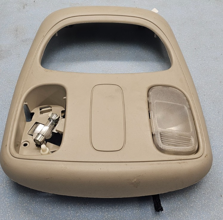 🔥02-05 Dodge Ram Overhead Console Map Dome Light Lamp Storage Assembly Tan