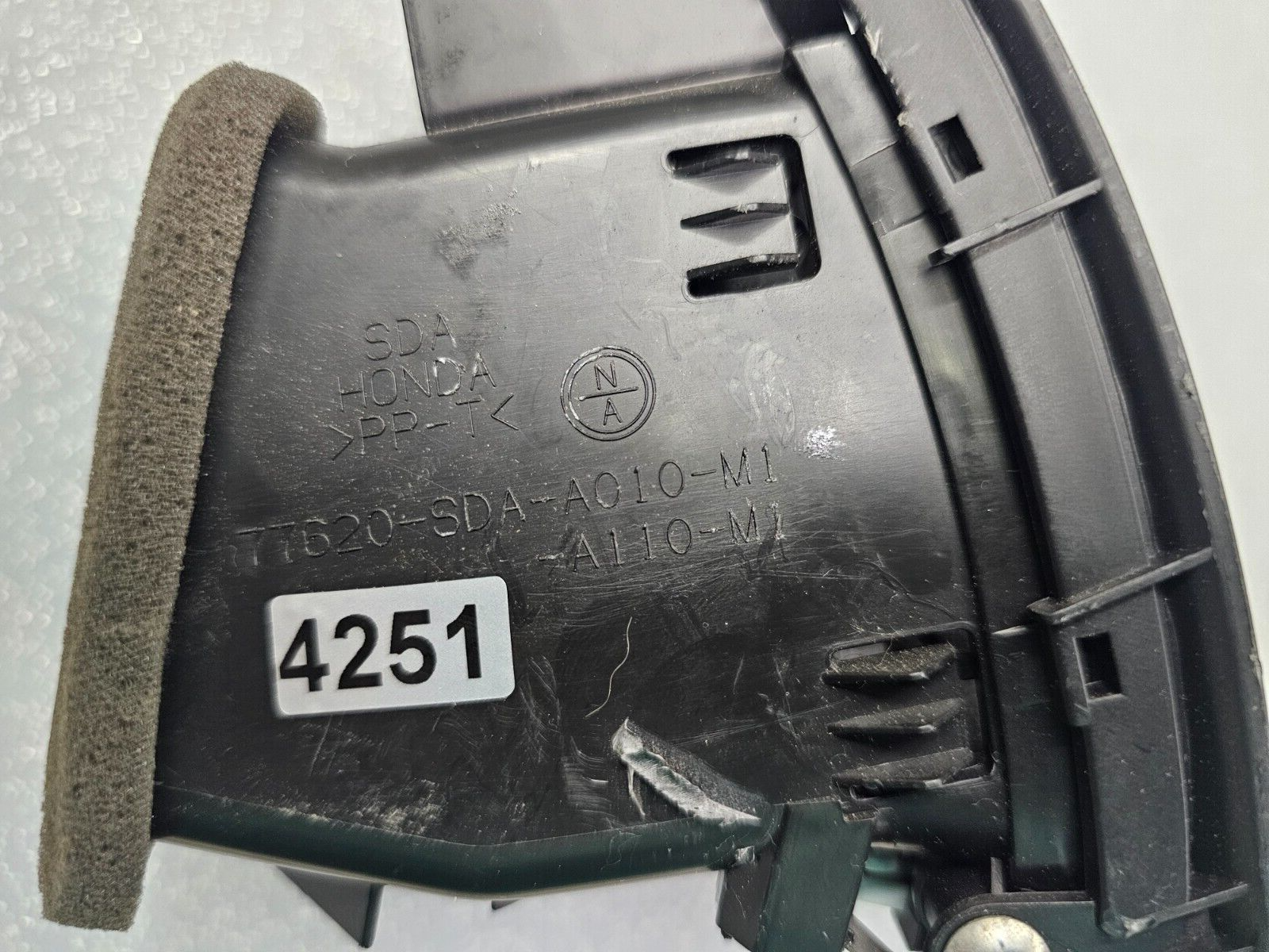 🔥 03-07 Accord Dash Right Passenger AC Air Vent Heater Conditioner Black VT32