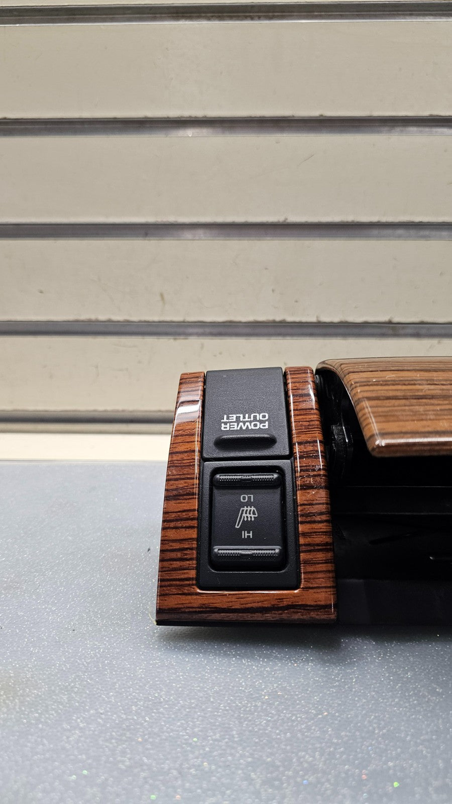 🔥99-04 GRAND CHEROKEE Dash Bezel Lower ASHTRAY Coin Tray Heat seat switch Wood