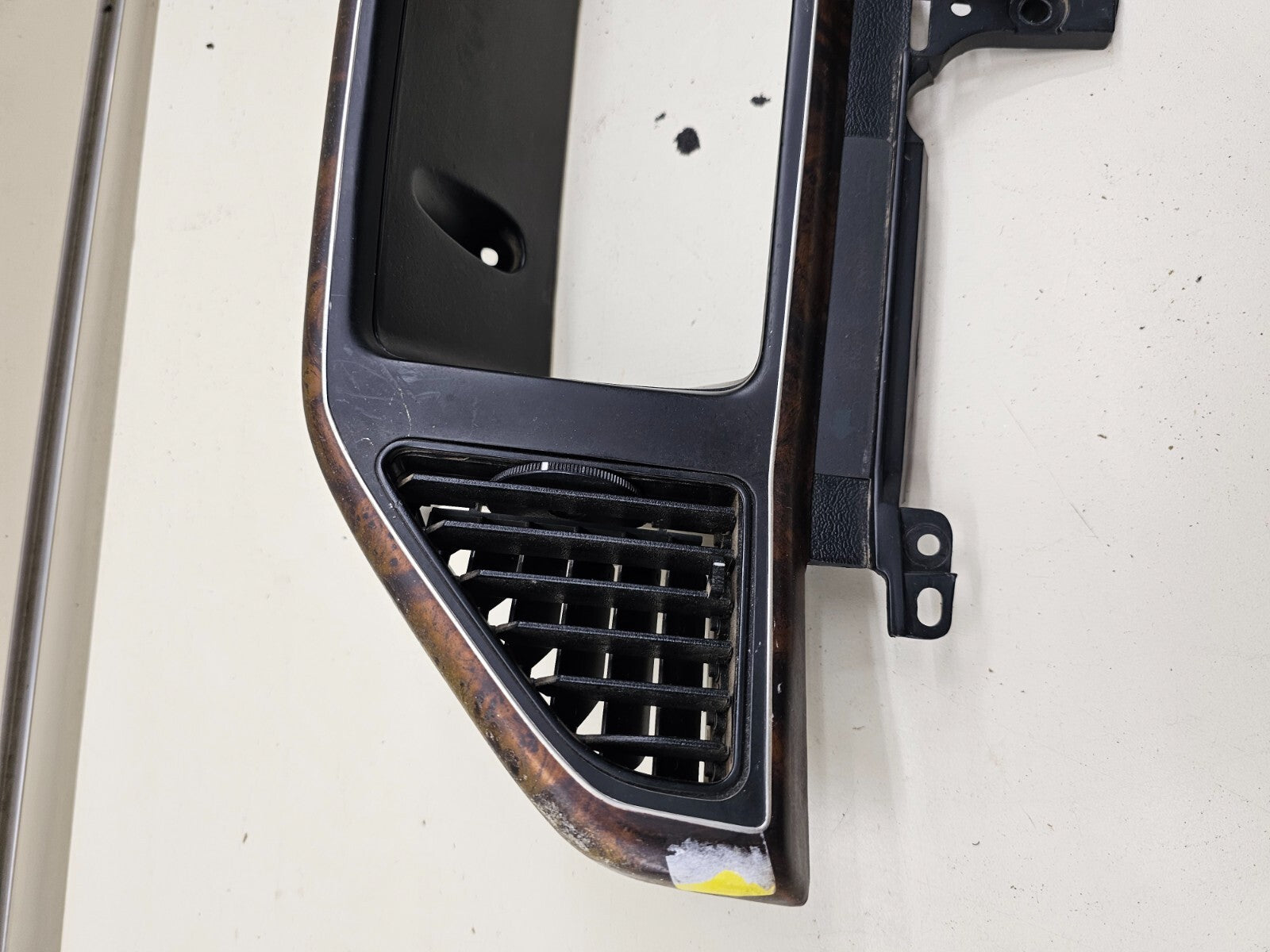 87-91 F150 BRONCO Dash Instrument CLUSTER Bezel Speedo Gauge Trim WOOD/Black C11