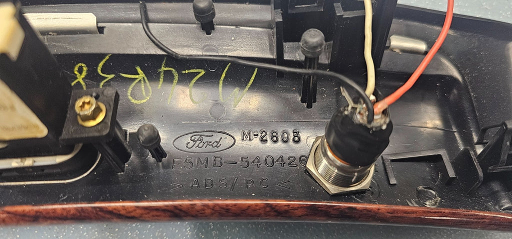 🔥95-02 Grand Marquis Rear Defrost Switch Bezel Trip Panel Wood OEM