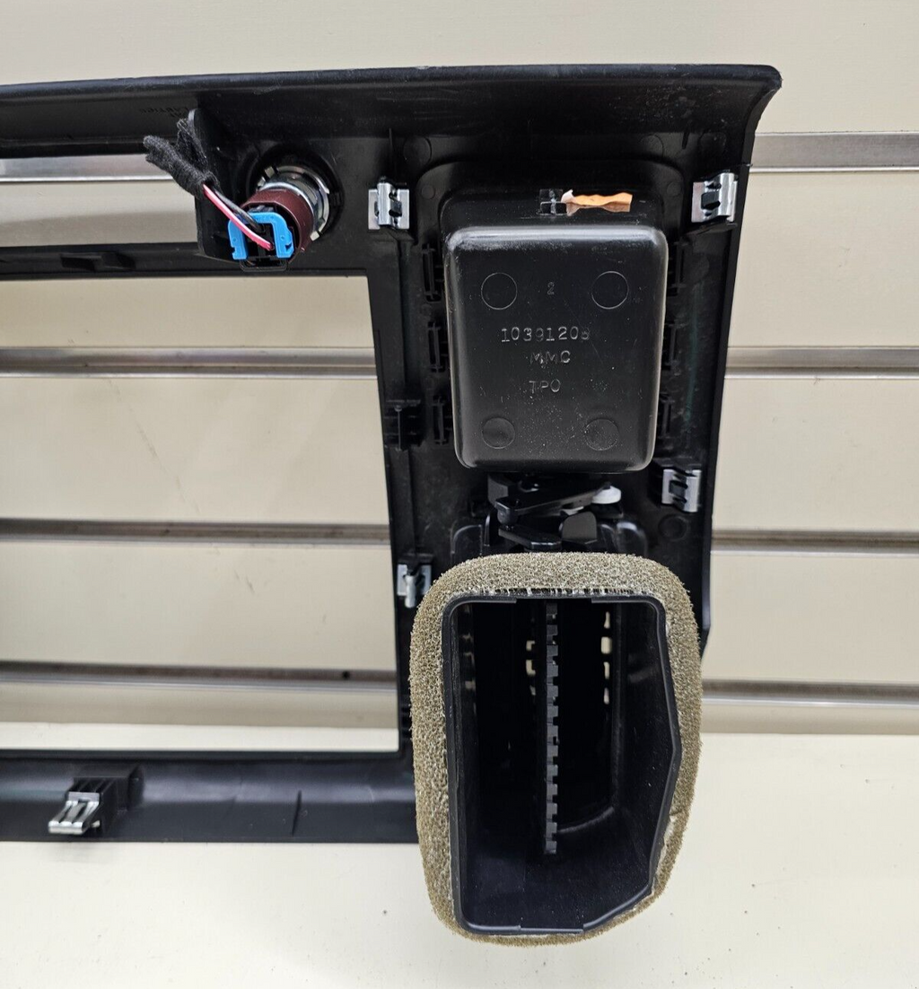 🔥07-14 Silverado SIERRA Center Dash Radio Bezel AC Climate Trim Panel Black B6