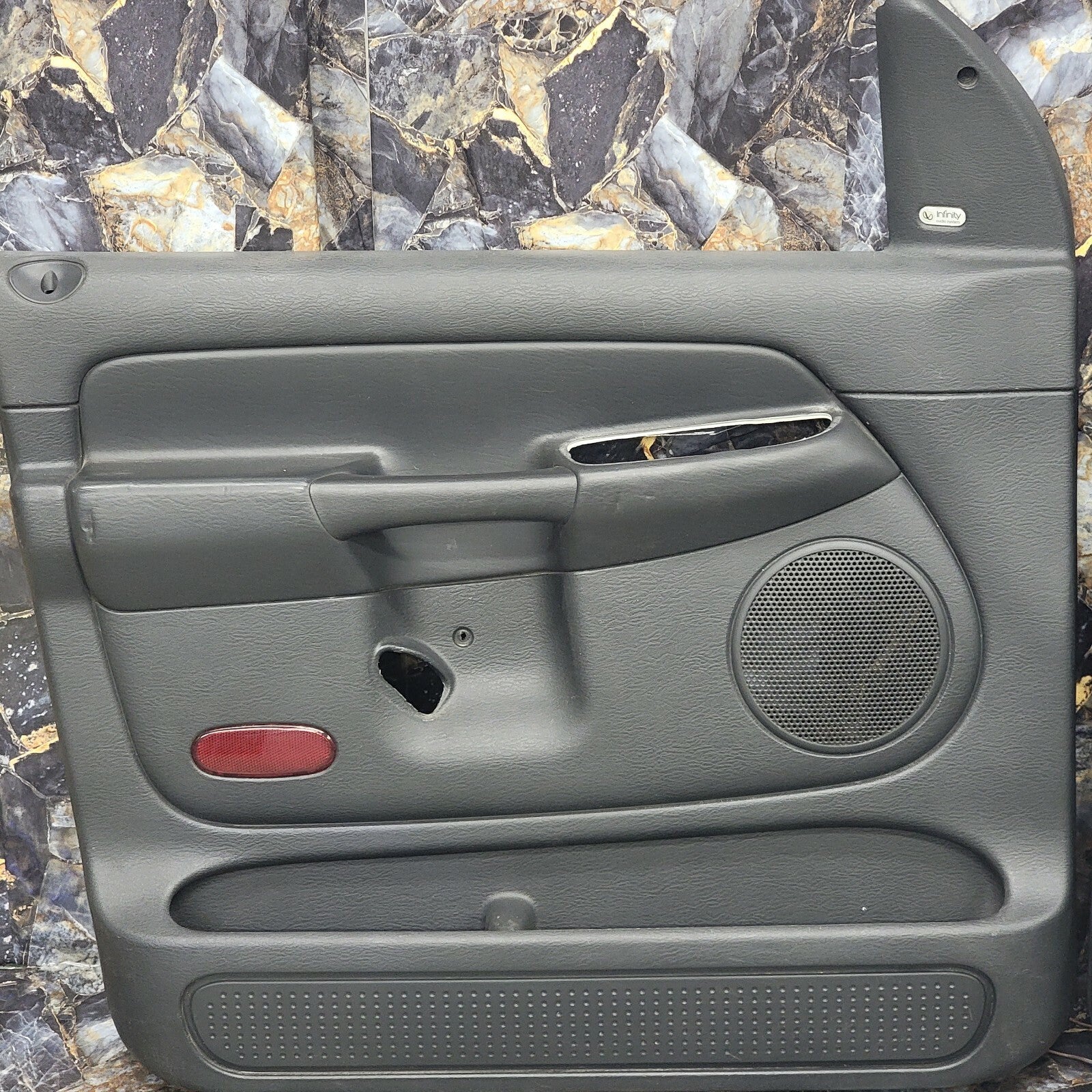 🔥02-05 Dodge RAM Interior Door Panel Front LEFT Driver Side BLACK auto D11