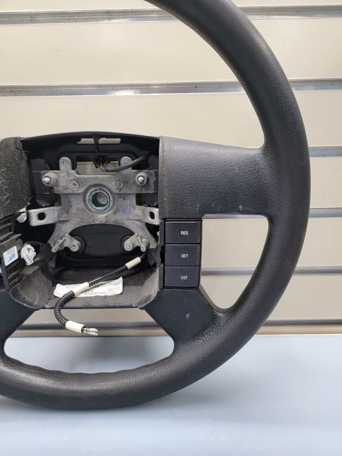 🔥2004-2008 Ford F-150 Wrapped Steering Wheel OEM Black