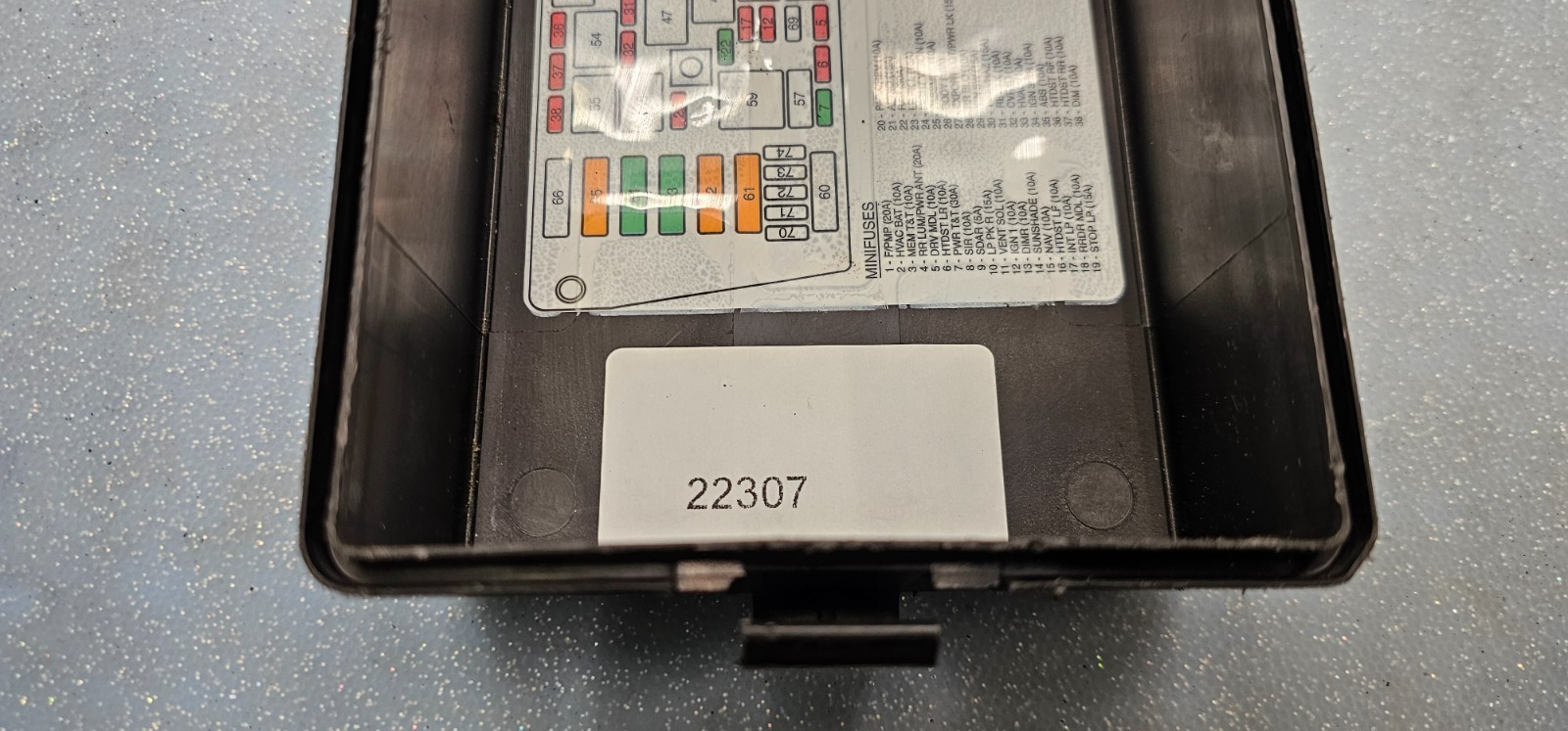 🔥08-11 Buick Lucerne/Cadillac DTS Rear Fuse Box Under Seat Fusebox Module OEM