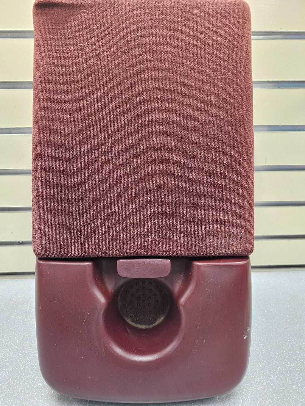 97-03 Ford F150 Center Console JUMPSEAT Armrest Cloth/Leather cup holder Red JS6