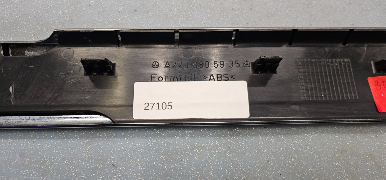 🔥03-06 MERCEDES W220 S430 FRONT LEFT RIGHT SCUFF STEP COVER PLATE PANEL OEM
