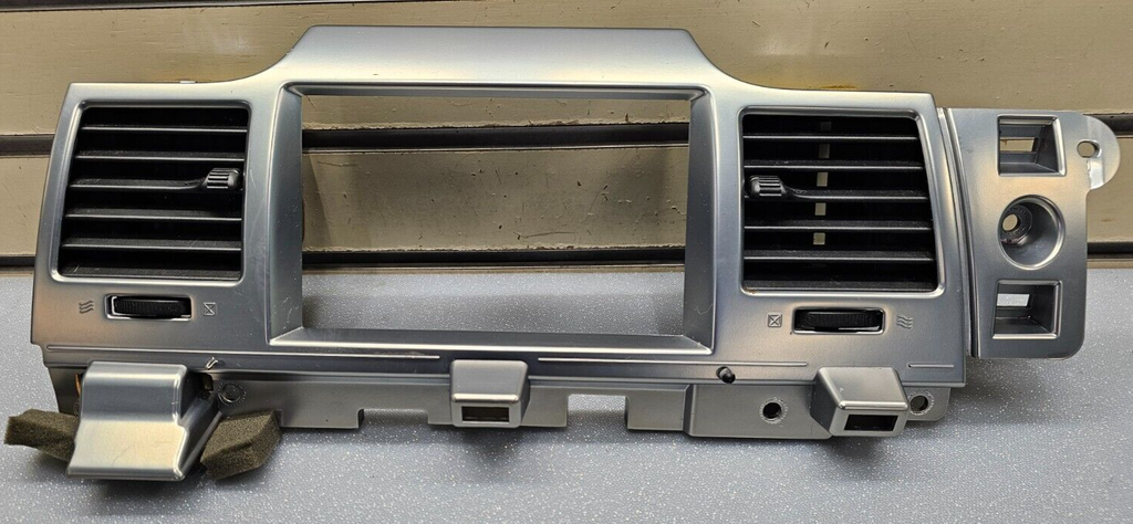 🔥09-12 LINCOLN MKS Dash Radio Stereo Display Trim Bezel Instrument Panel Silver