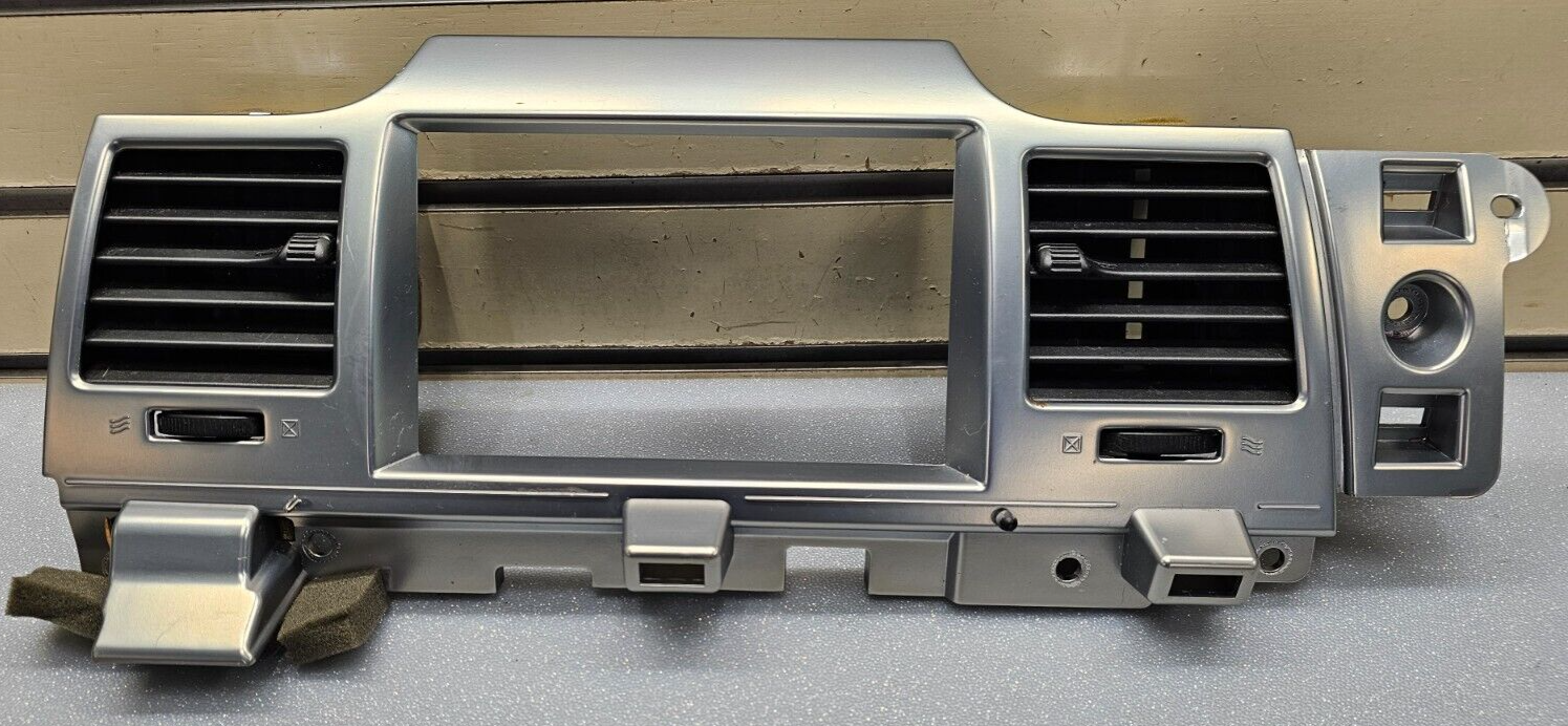 🔥09-12 LINCOLN MKS Dash Radio Stereo Display Trim Bezel Instrument Panel Silver