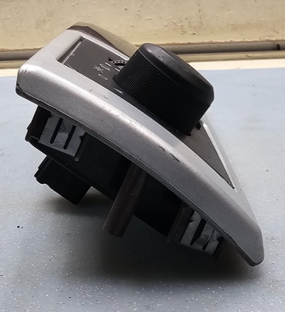 🔥08-10 Grand Caravan Town Country Dash Headlight Switch Bezel Trim Silver/Wood