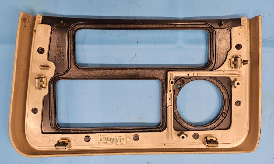 🔥03-06 Escalade Dash AM FM Radio Bezel Trim Instrument Panel Assembly woodgrain