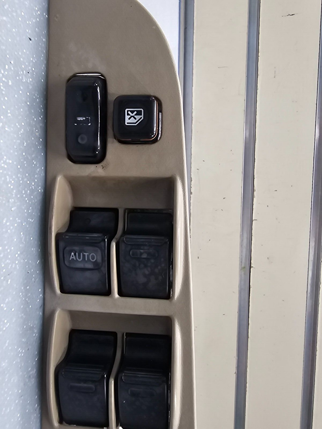 05-11 Toyota Tacoma Left Driver Power Window Master Switch Assembly Tan OEM