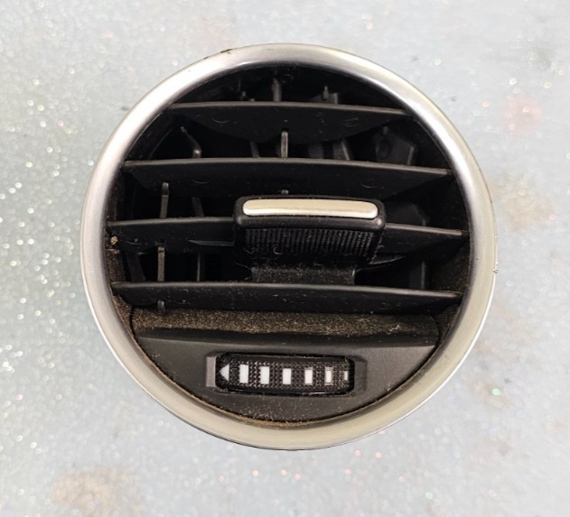 🔥2005-2009 AUDI A4 FRONT LEFT SIDE CONVERTIBLE DASH AIR VENT OEM SILVER/BLACK