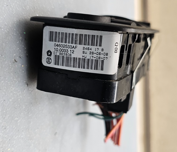 🔥08-20 Grand Caravan Town Country Master Left Driver Window Switch BLACK WS29