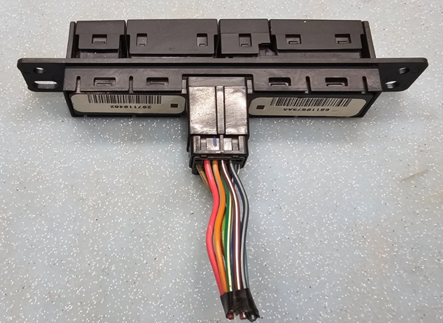 🔥12-20 Caravan Town Country Dash Hazard Warning Light Lamp Control Switch Black