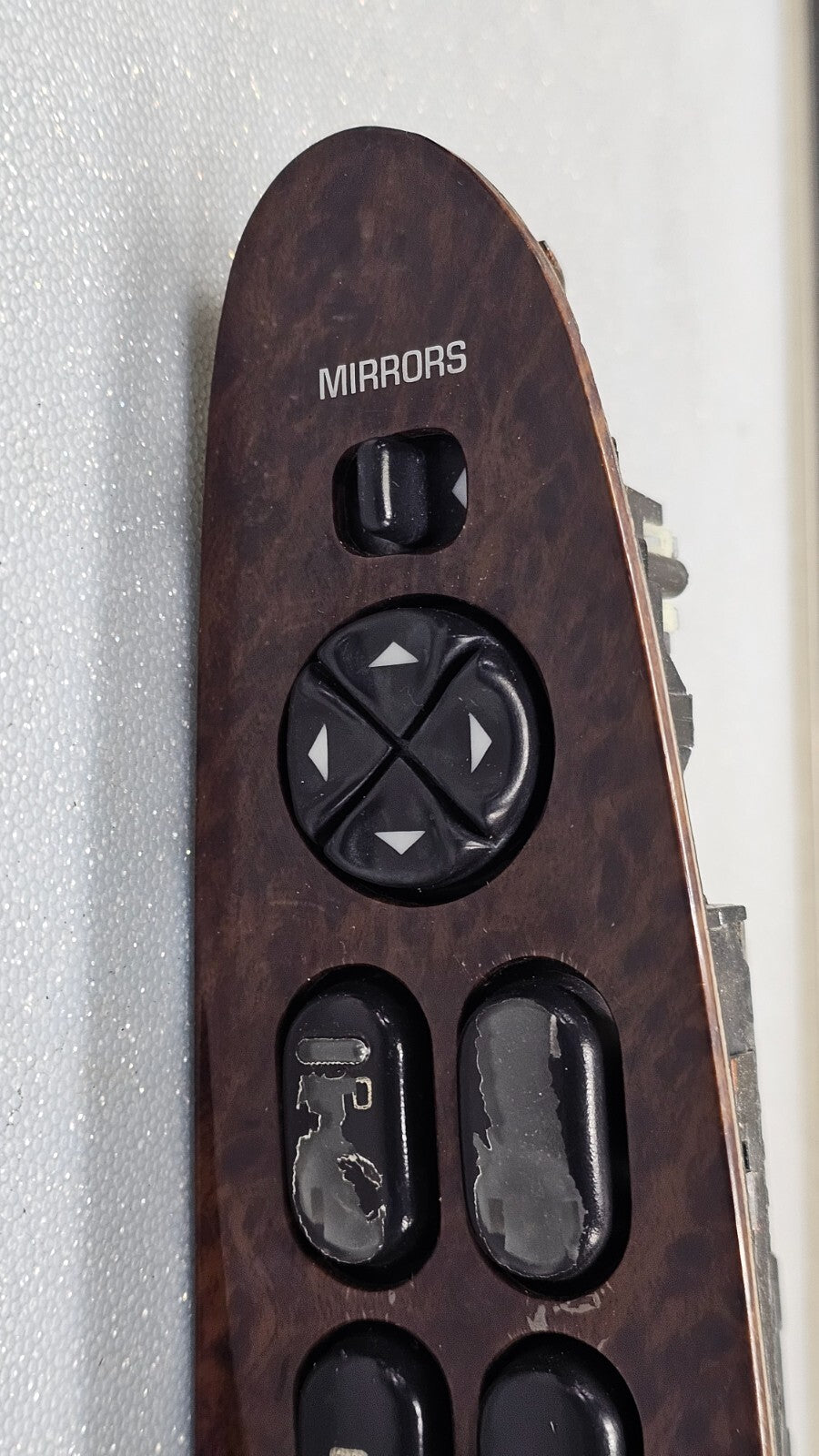 🔥97-05 Century Regal Left Driver aster Power Window Mirror Switch Assembly Wood