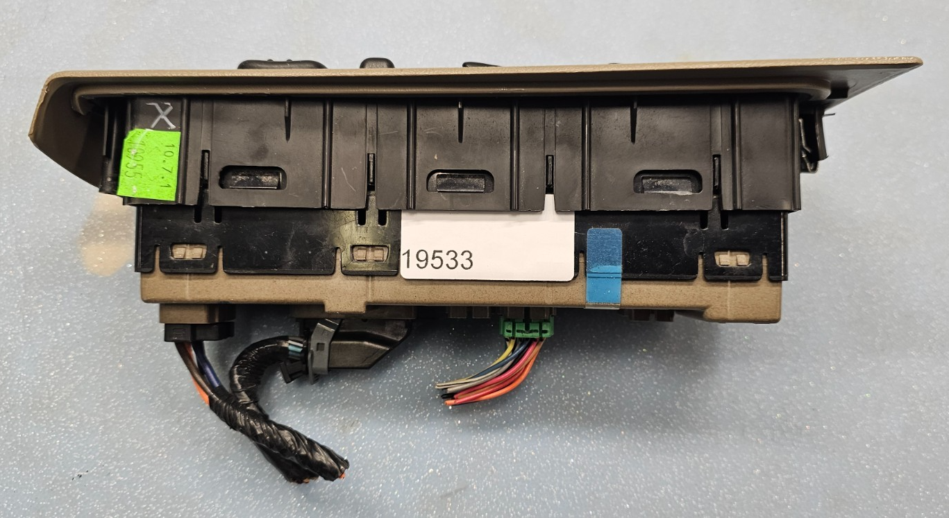 2003-2006 CHEVY SILVERADO SUBURBAN GMC YUKON DRIVER POWER WINDOW SWITCH TAN OEM