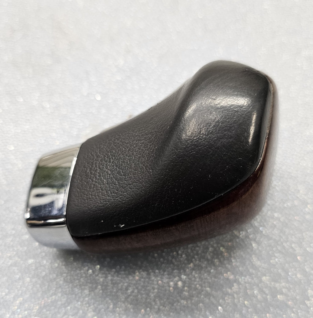 04-07 CADILLAC CTS SRX STS WOOD FRONT AUTOMATIC GEAR SHIFTER KNOB HANDLE LEATHER
