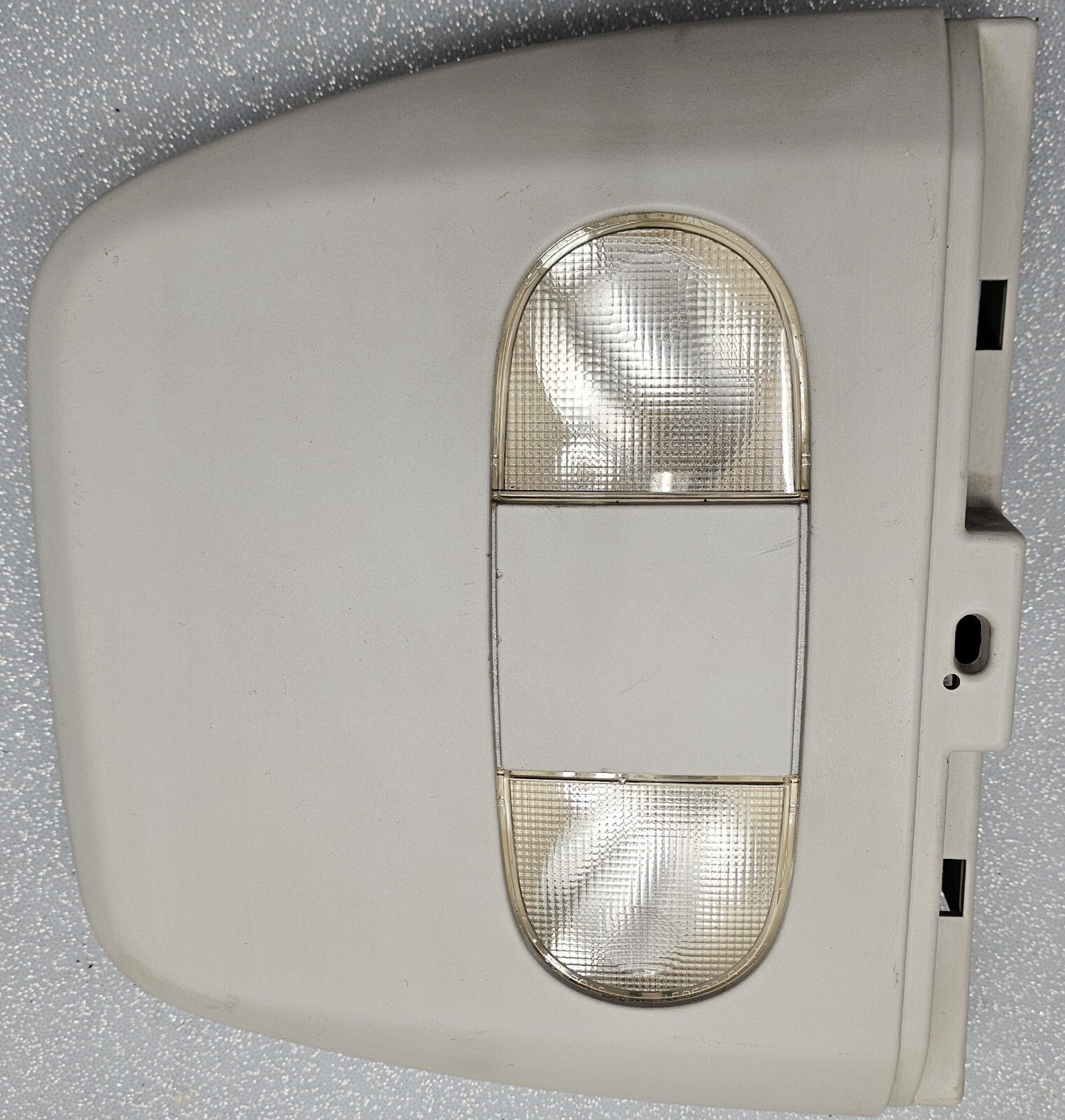 04-08 Ford F-150 Overhead Console Front Center Dome Map Lights Roof Rail GRAY 09