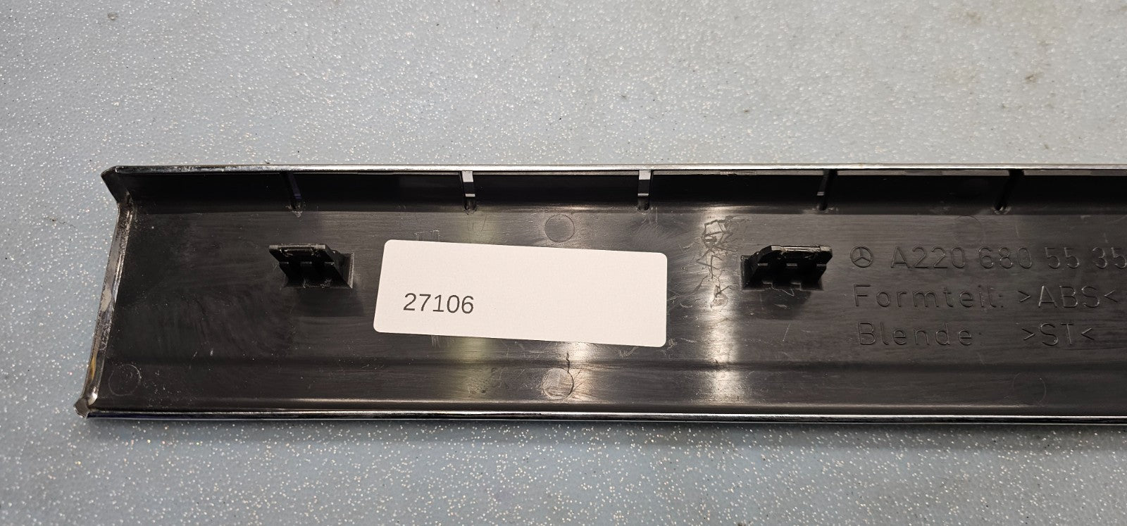 🔥03-06 MERCEDES W220 S430 FRONT LEFT RIGHT SCUFF STEP COVER PLATE PANEL OEM