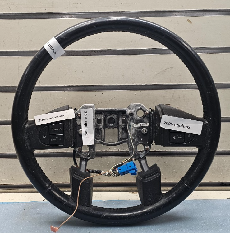 🔥05-06 CHEVROLET EQUINOX STEERING WHEEL CRUISE CONTROL BLACK OEM