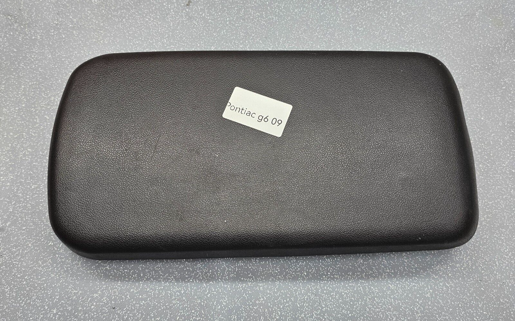 🔥05-10 Pontiac G6 Front Center Console Lid Arm Rest Top Pad Leather Black OEM